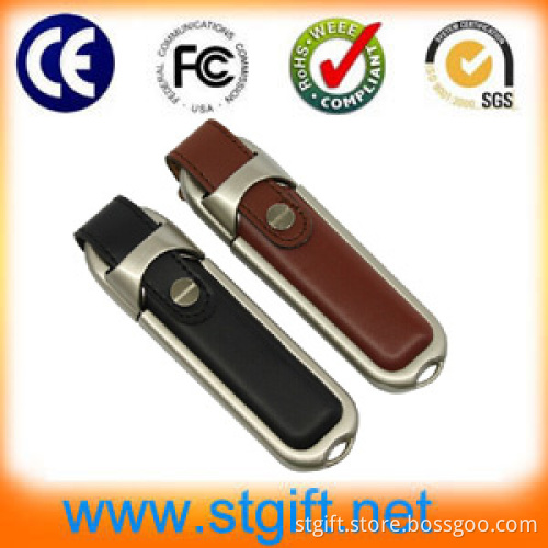 10 Years Profession Manufacturer Hot Selling Leather USB Flash Drive (TF-700)